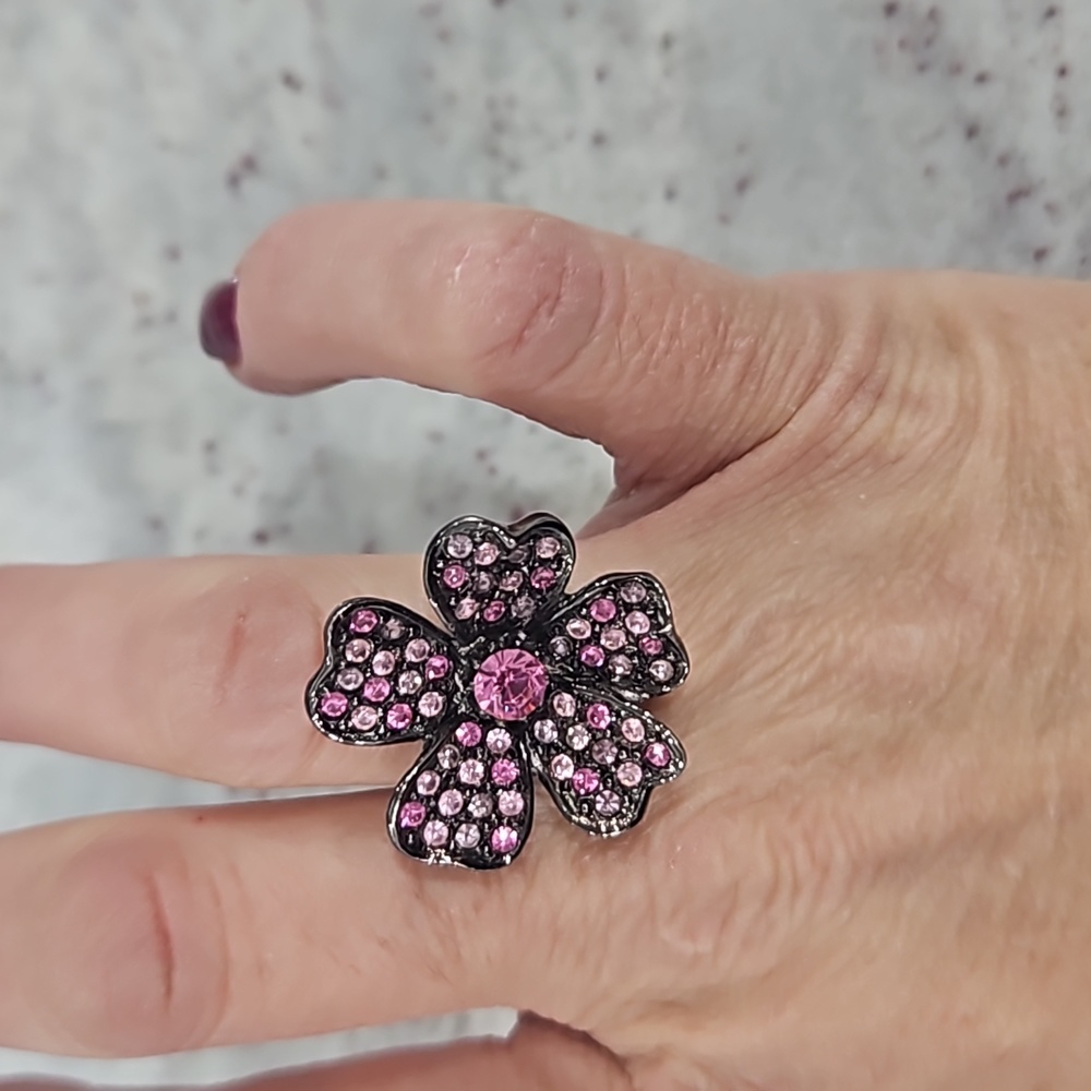 Kenneth Jay Lane Crystal Ring